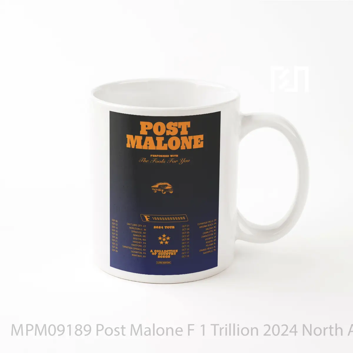 Mug Post Malone F 1 Trillion 2024 North American Tour 1 MPM09189
