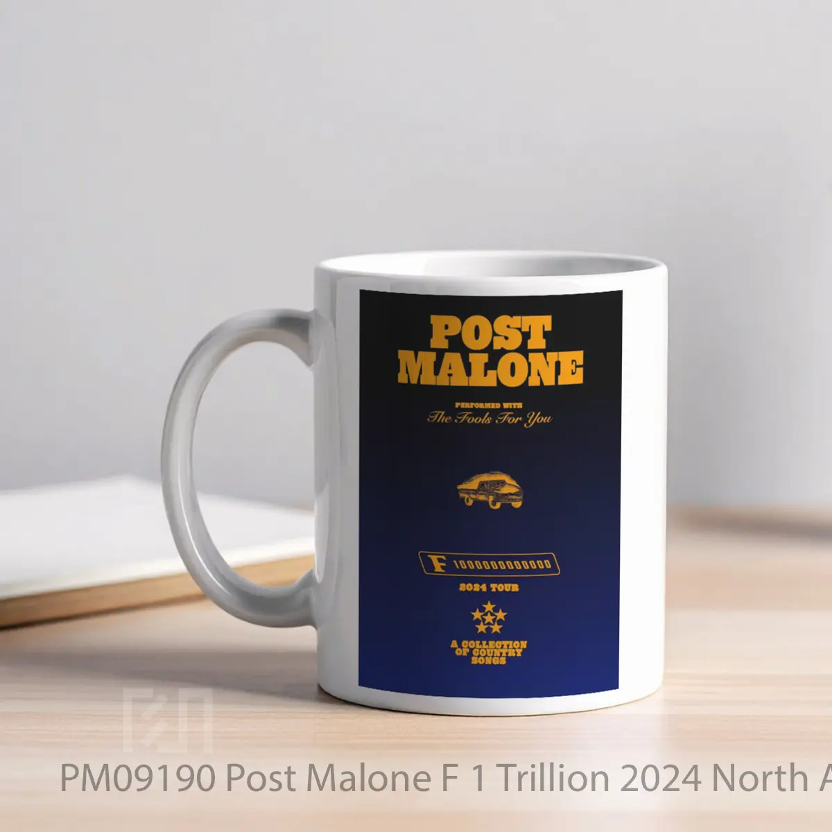 Mug Post Malone F 1 Trillion 2024 North American Tour MPM09190 - All-side / Desain
