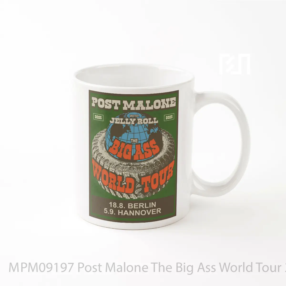 Mug Post Malone The Big Ass World Tour 2025 Berlin MPM09197