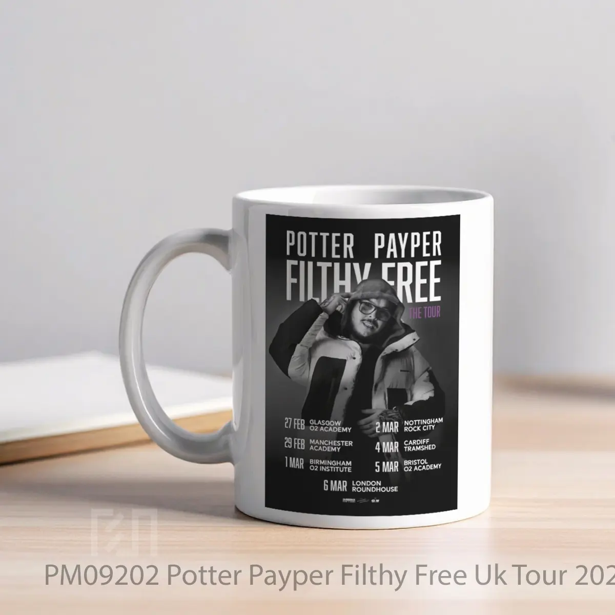 Mug Potter Payper Filthy Free Uk Tour 2024 MPM09202 - All-side / Desain
