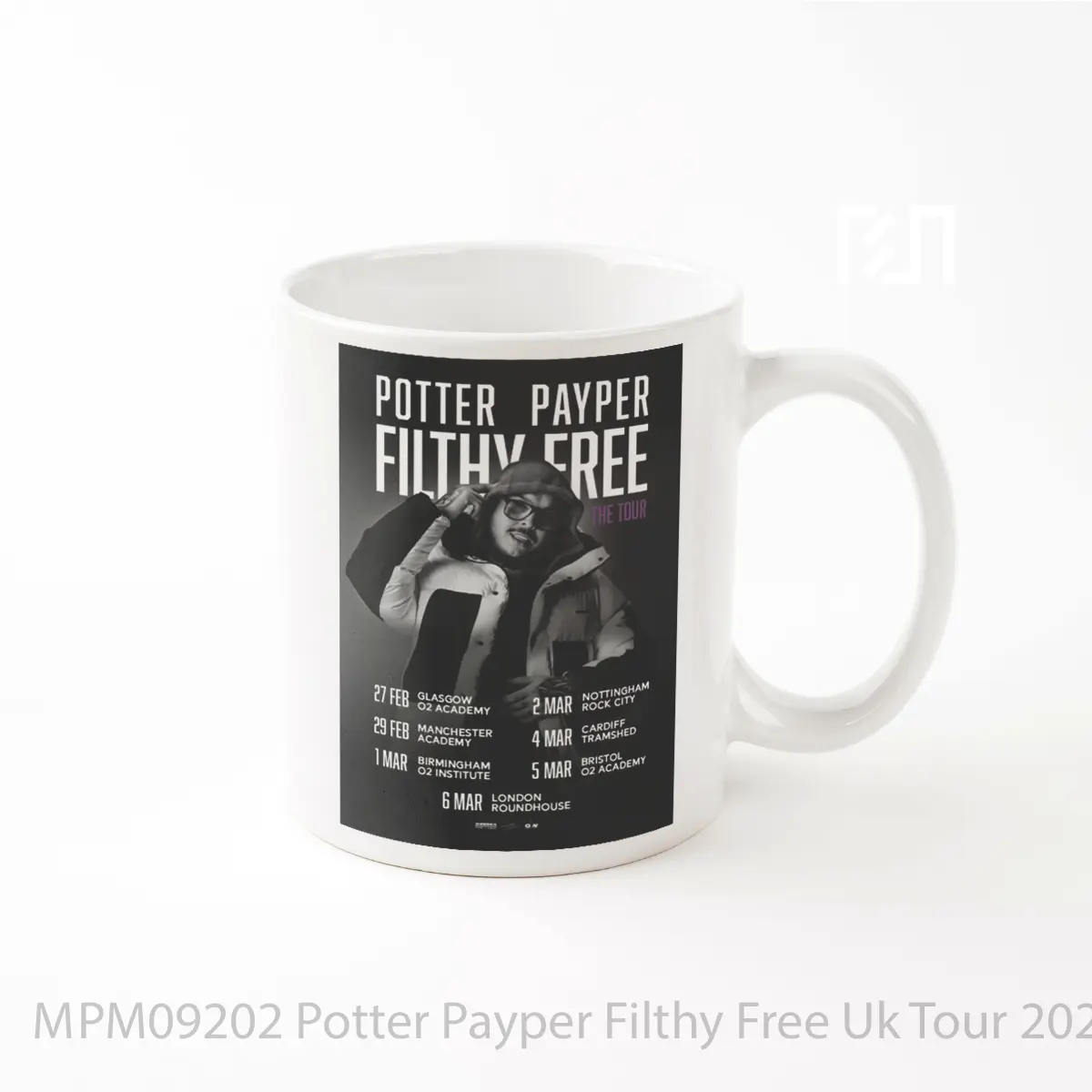 Mug Potter Payper Filthy Free Uk Tour 2024 MPM09202