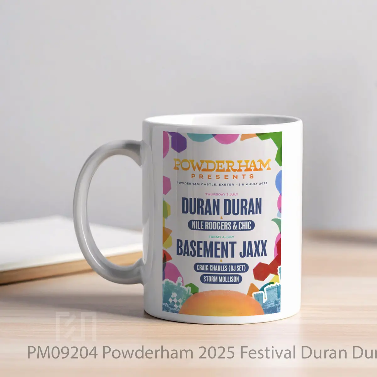 Mug Powderham 2025 Festival Duran Duran MPM09204 - All-side / Desain