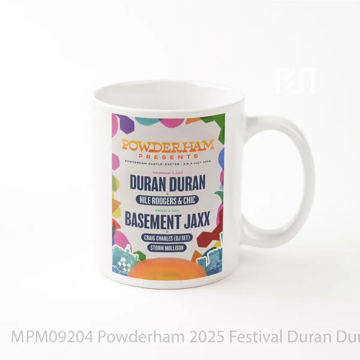 Mug Powderham 2025 Festival Duran Duran MPM09204