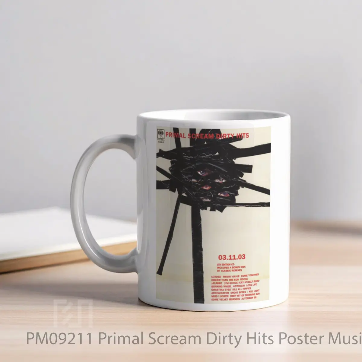 Mug Primal Scream Dirty Hits MPM09211 - All-side / Desain