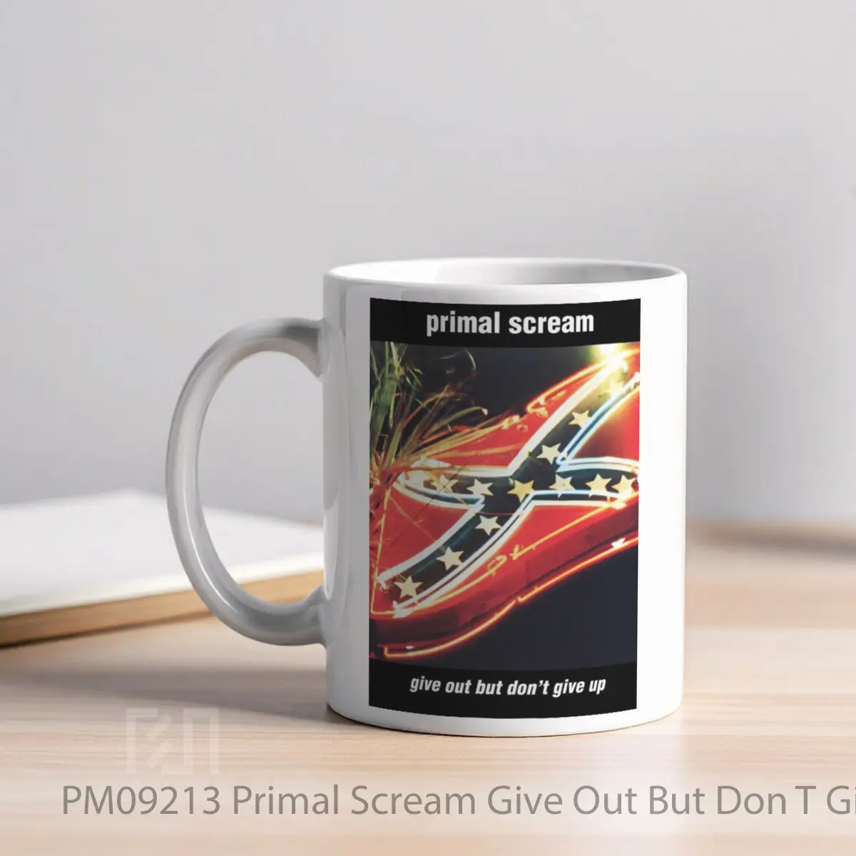 Mug Primal Scream Give Out But Don T Give Up Print 1 MPM09213 - All-side / Desain