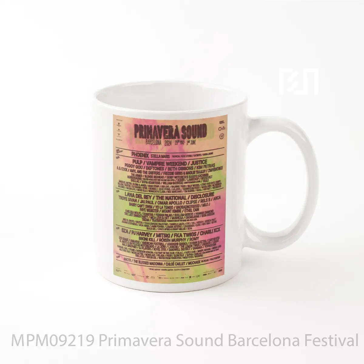 Mug Primavera Sound Barcelona Festival Line Up 2024 MPM09219