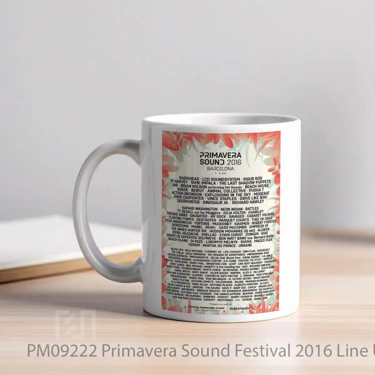 Mug Primavera Sound Festival 2016 Line Up MPM09222 - All-side / Desain