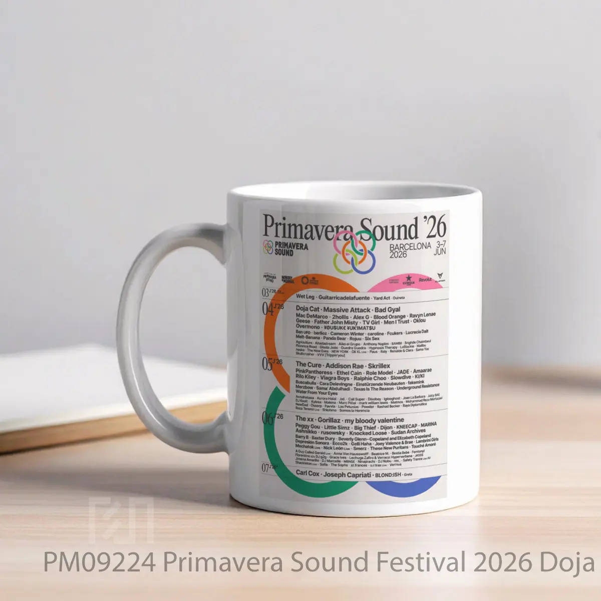 Mug Primavera Sound Festival 2026 Doja Cat The Cure MPM09224 - All-side / Desain