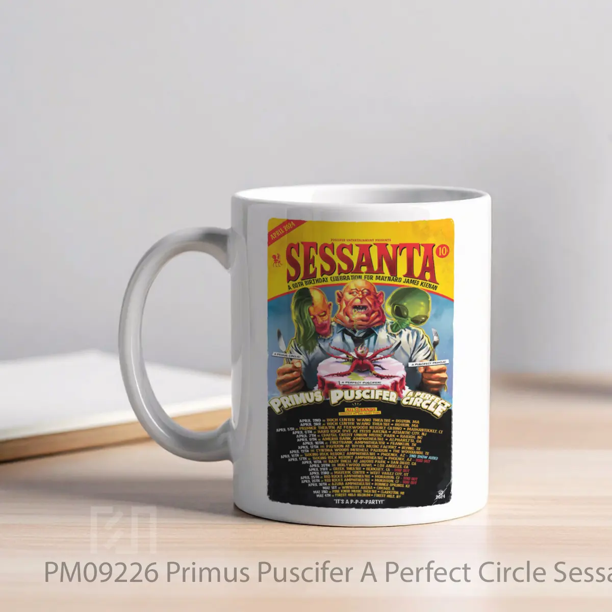 Mug Primus Puscifer A Perfect Circle Sessanta Tour 2024 MPM09226 - All-side / Desain