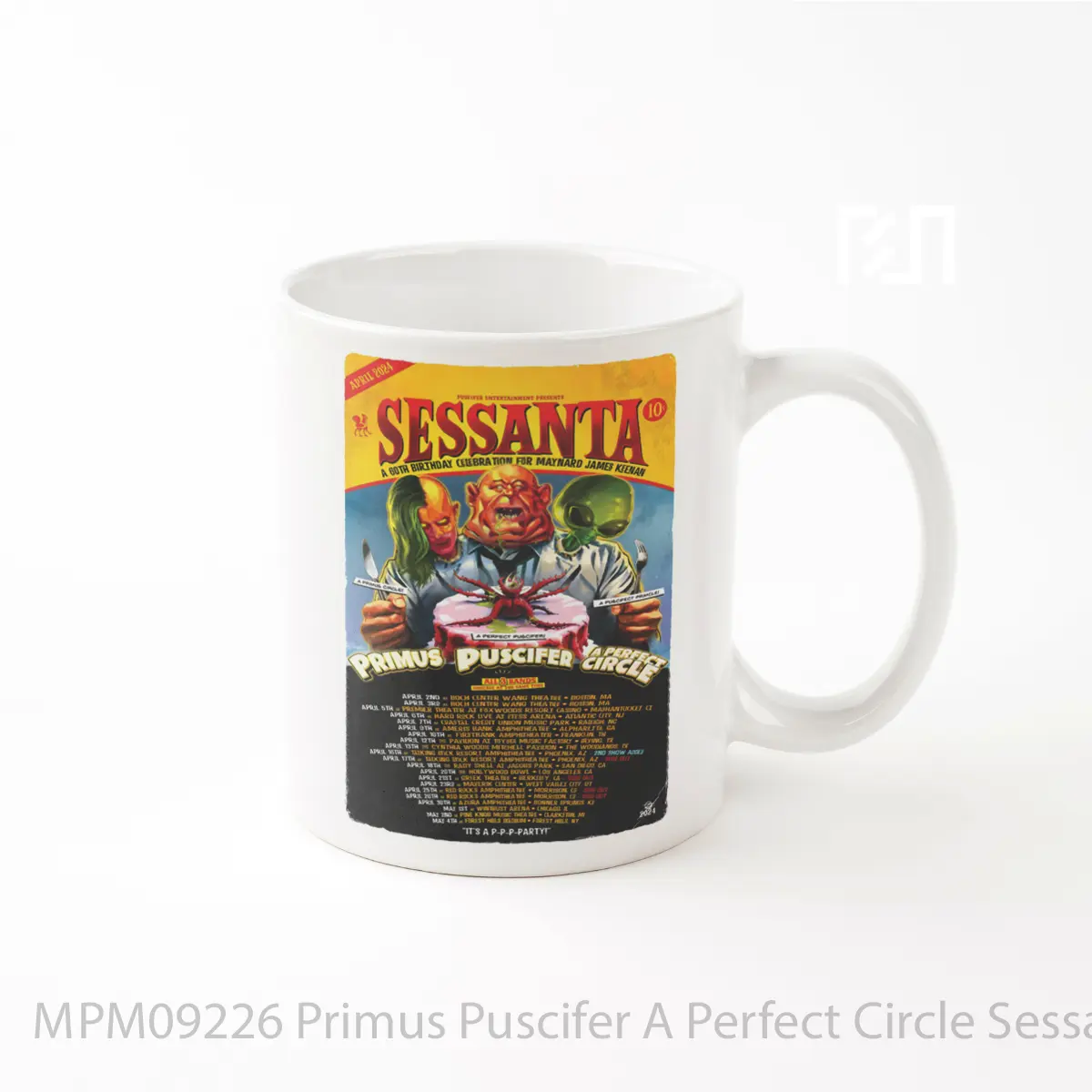 Mug Primus Puscifer A Perfect Circle Sessanta Tour 2024 MPM09226