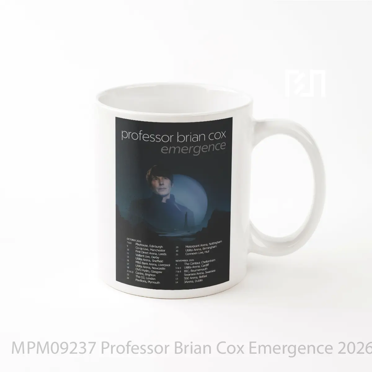 Mug Professor Brian Cox Emergence 2026 Uk Ireland Arena Tour MPM09237