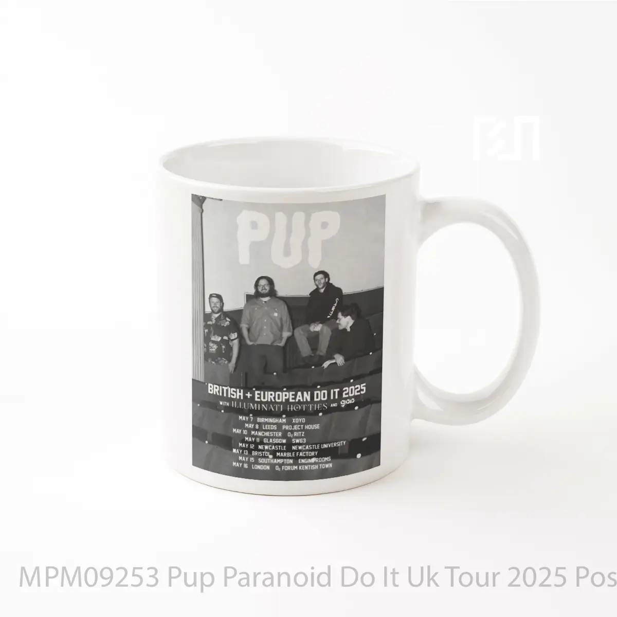 Mug Pup Paranoid Do It Uk Tour 2025 MPM09253