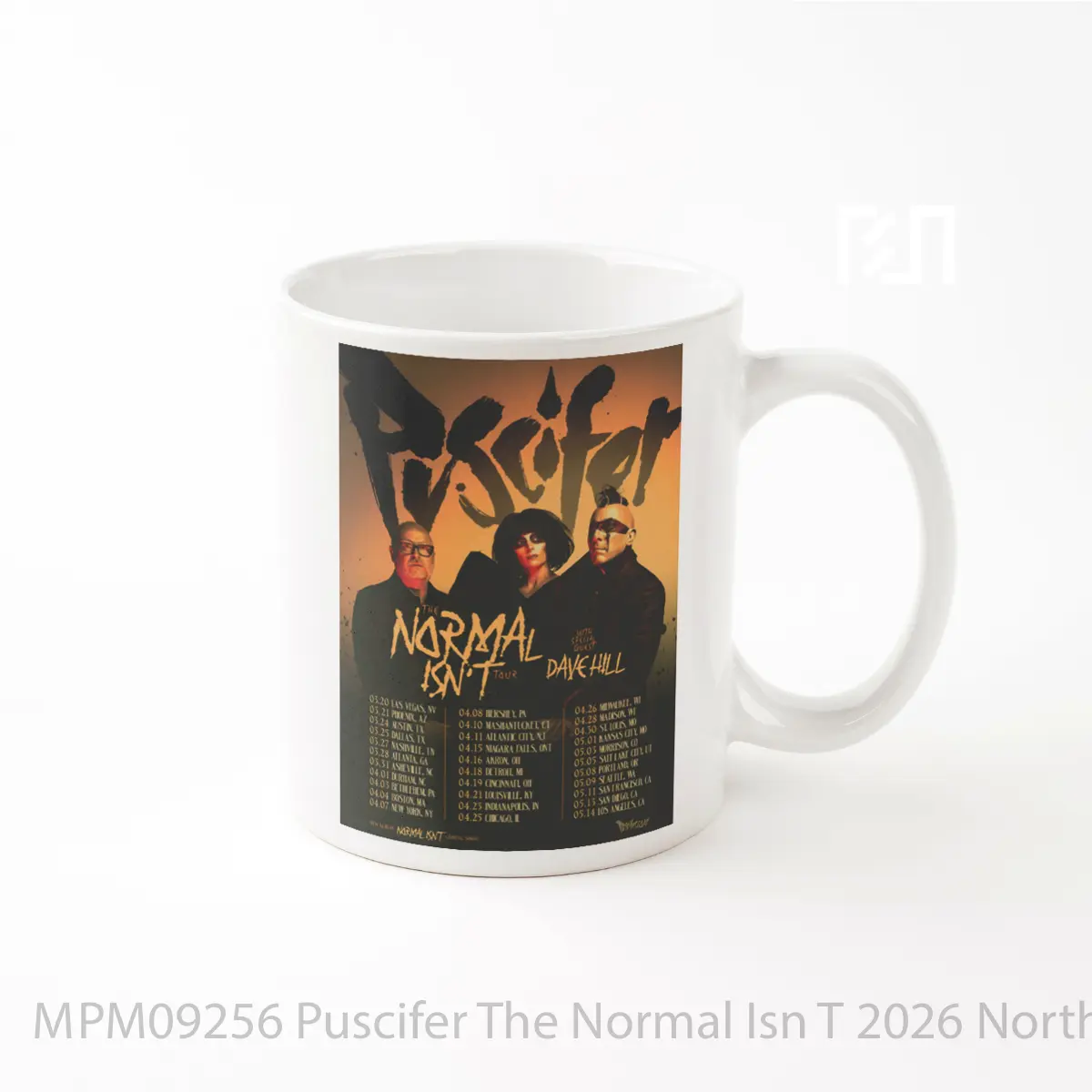 Mug Puscifer The Normal Isn T 2026 North America Tour Alt MPM09256