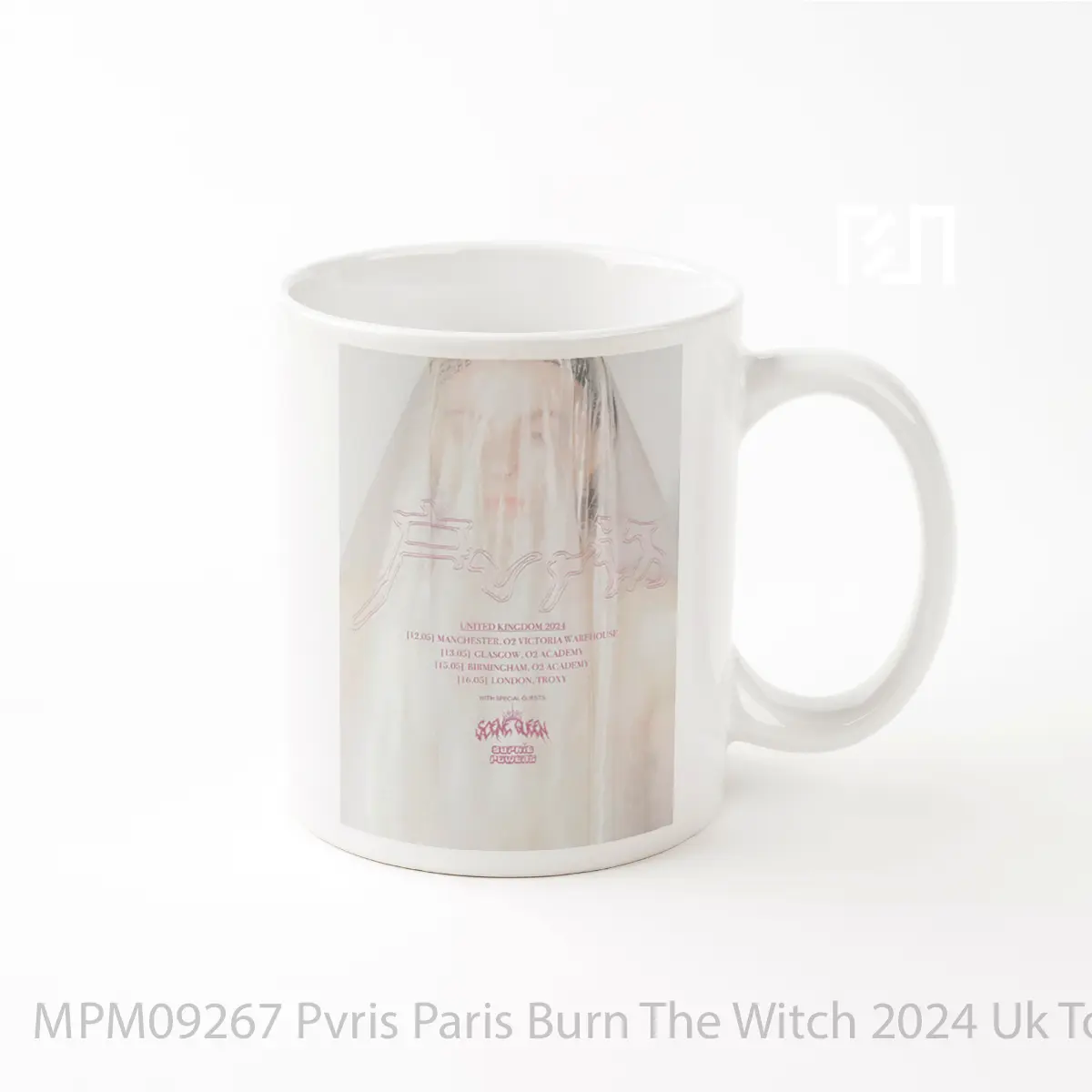 Mug Pvris Paris Burn The Witch 2024 Uk Tour MPM09267