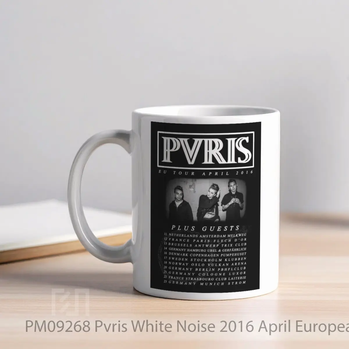 Mug Pvris White Noise 2016 April European Tour MPM09268 - All-side / Desain