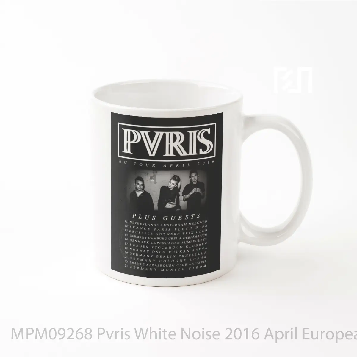 Mug Pvris White Noise 2016 April European Tour MPM09268