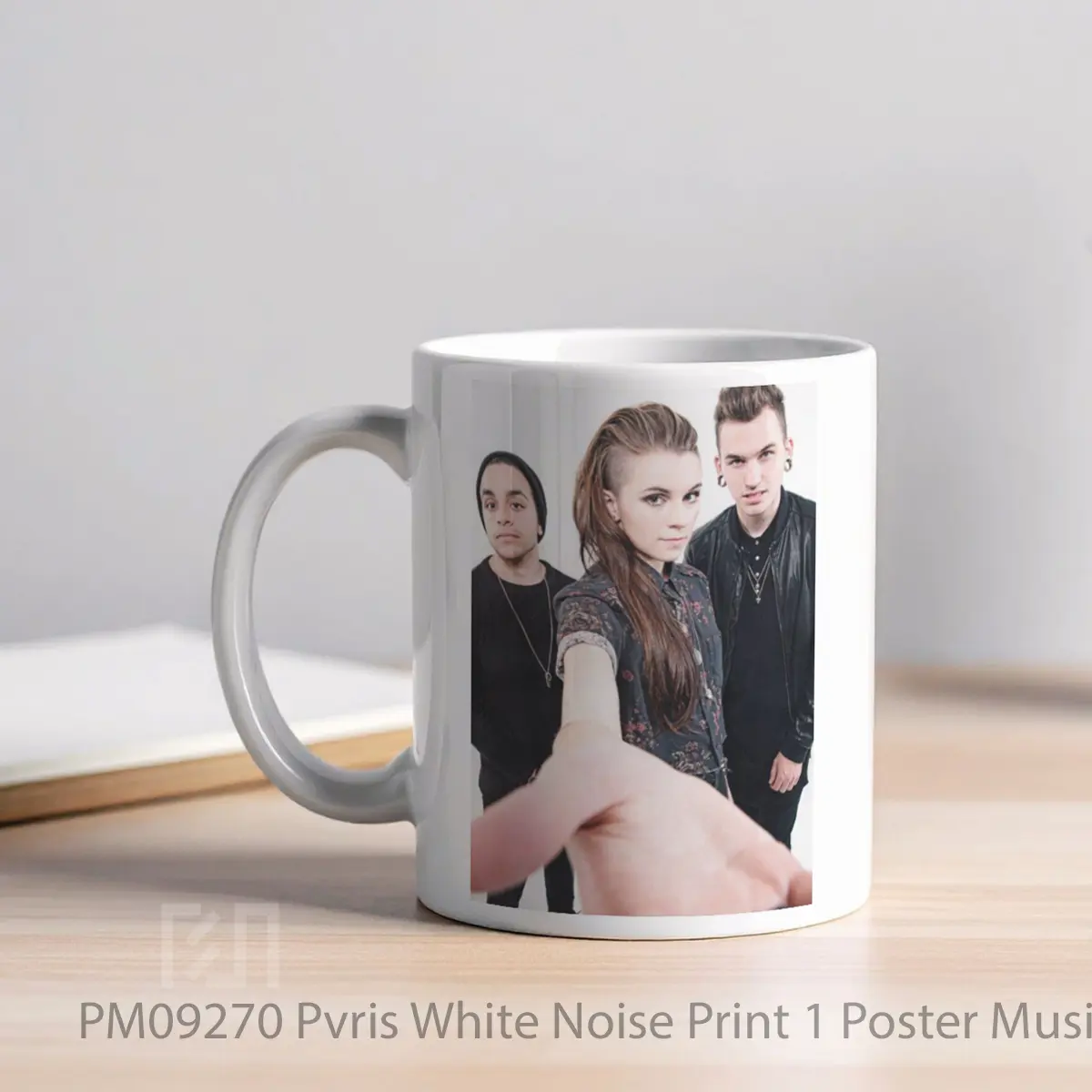 Mug Pvris White Noise Print 1 MPM09270 - All-side / Desain