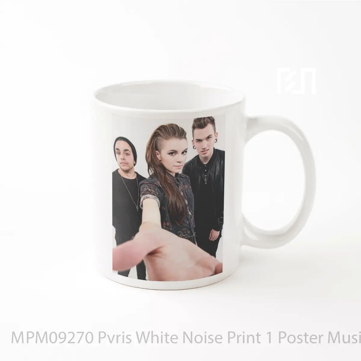 Mug Pvris White Noise Print 1 MPM09270