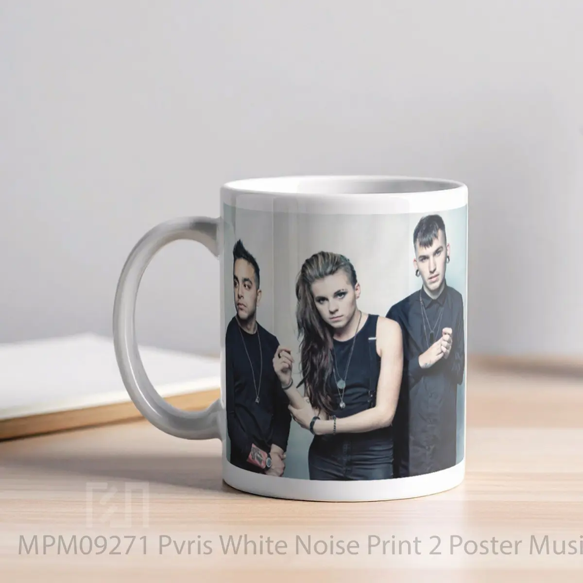 Mug Pvris White Noise Print 2 MPM09271 - All-side / Desain