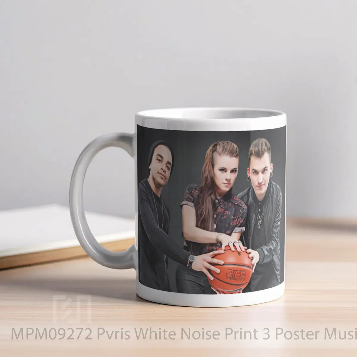 Mug Pvris White Noise Print 3 MPM09272 - All-side / Desain
