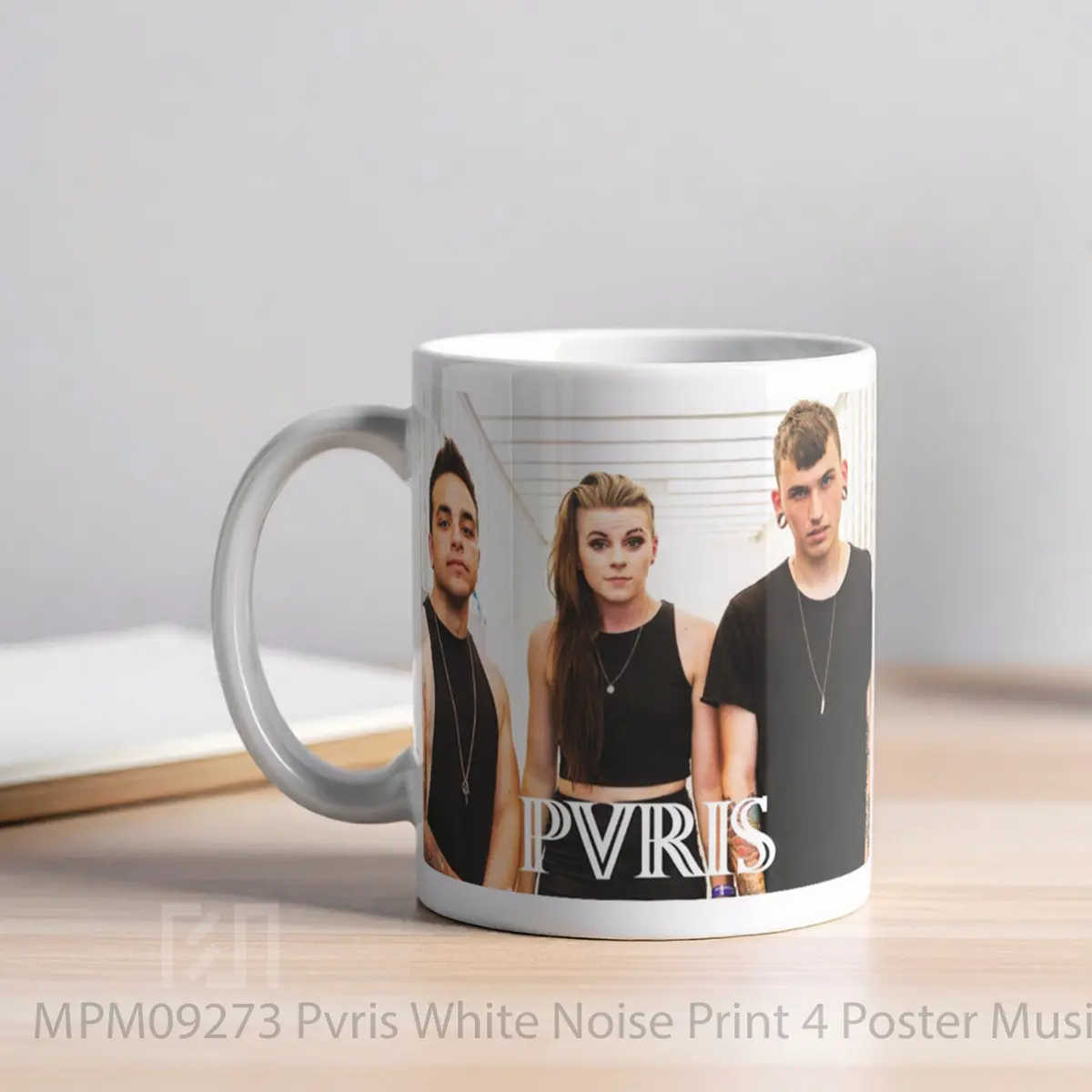 Mug Pvris White Noise Print 4 MPM09273 - All-side / Desain