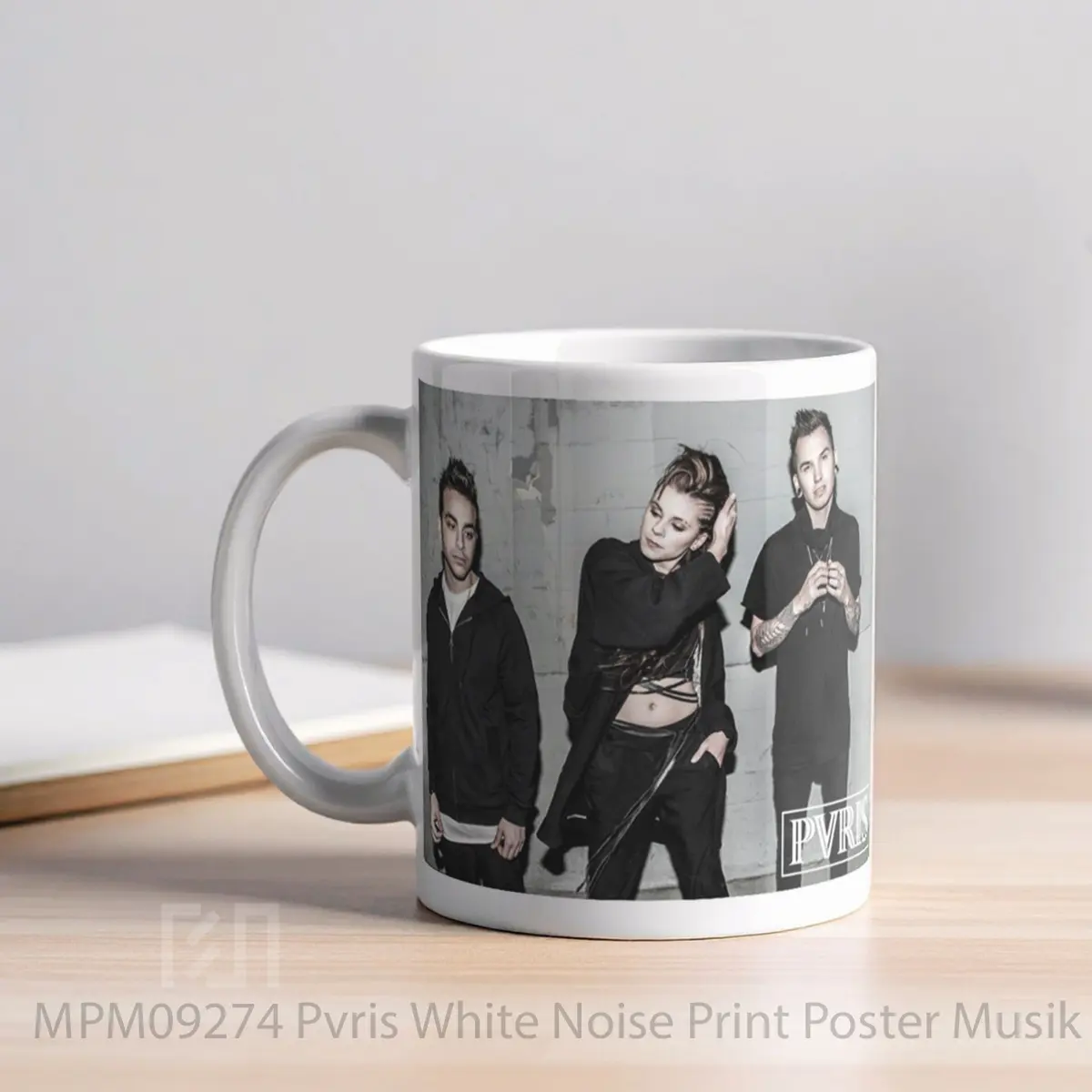 Mug Pvris White Noise Print MPM09274 - All-side / Desain