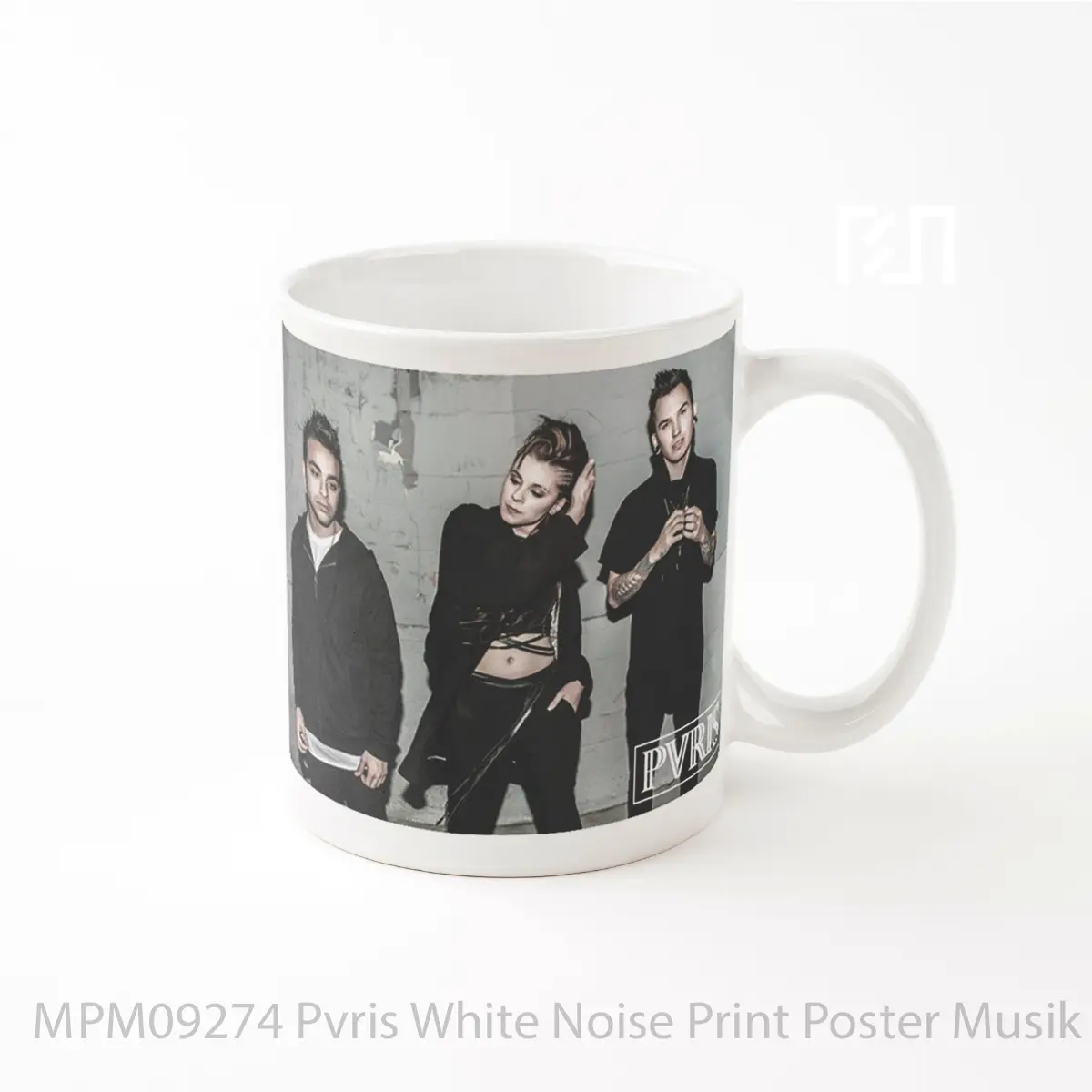Mug Pvris White Noise Print MPM09274