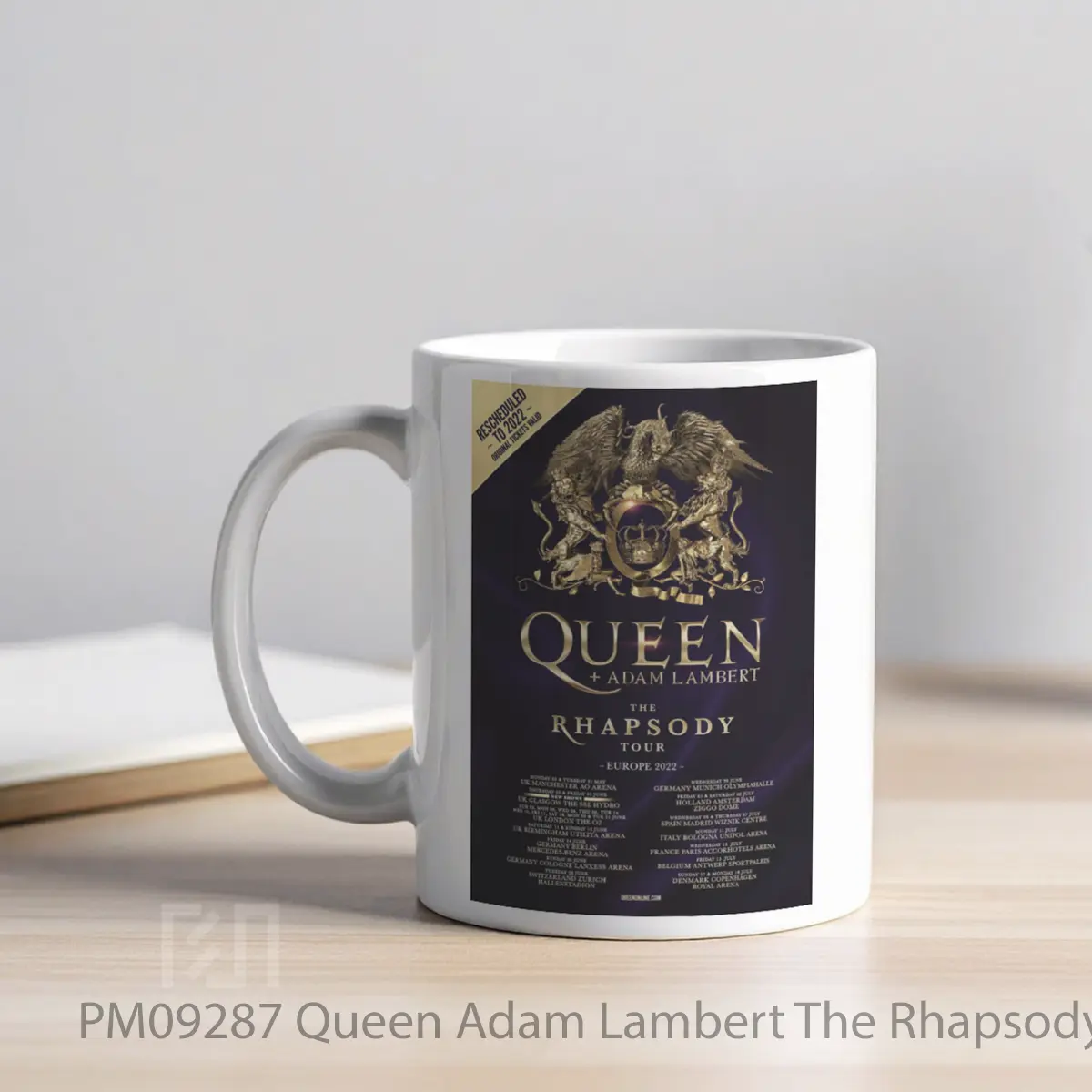 Mug Queen Adam Lambert The Rhapsody Tour 2022 Europe MPM09287 - All-side / Desain