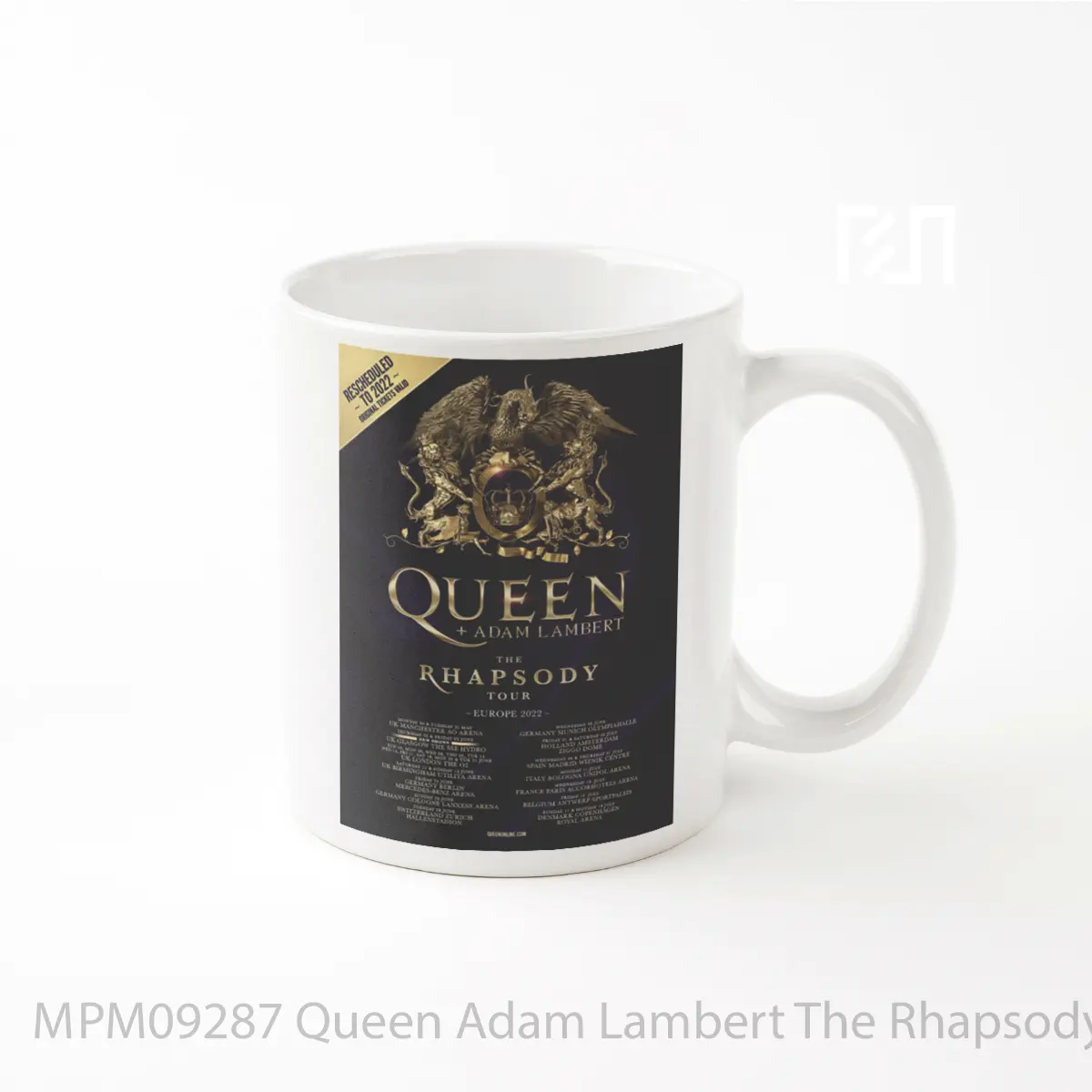 Mug Queen Adam Lambert The Rhapsody Tour 2022 Europe MPM09287