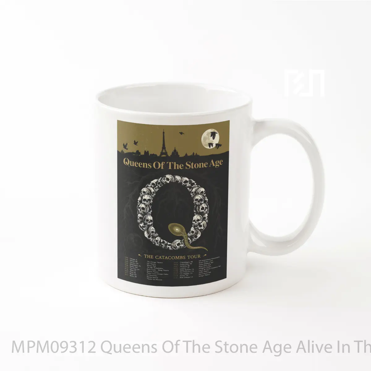 Mug Queens Of The Stone Age Alive In The Catacombs 2026 Tour 5 MPM09312