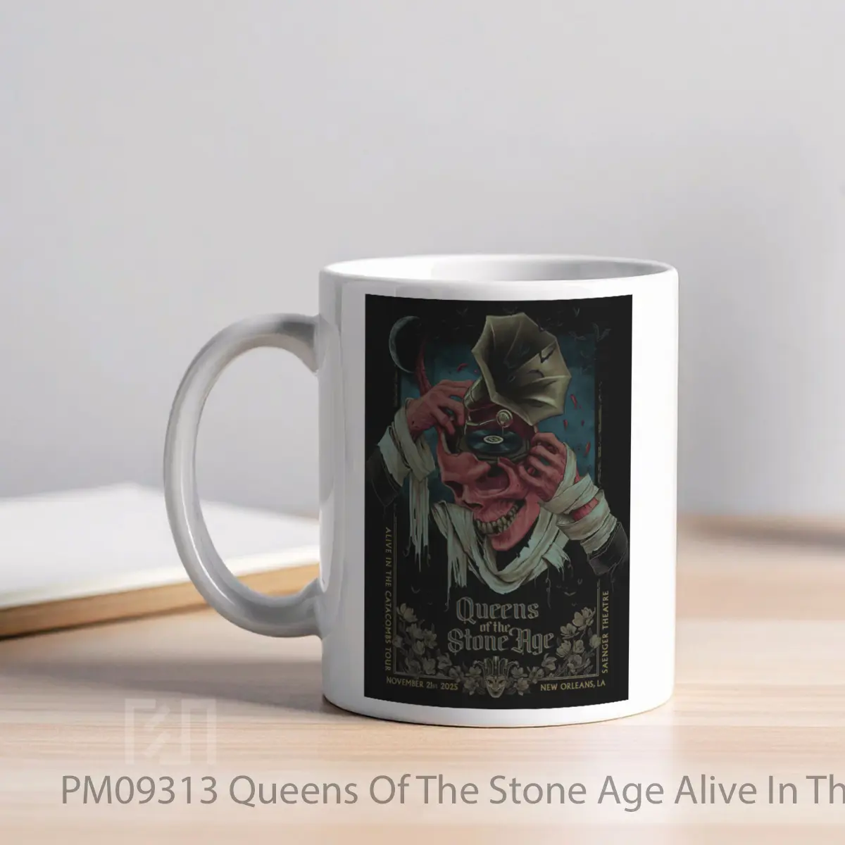 Mug Queens Of The Stone Age Alive In The Catacombs 2026 MPM09313 - All-side / Desain