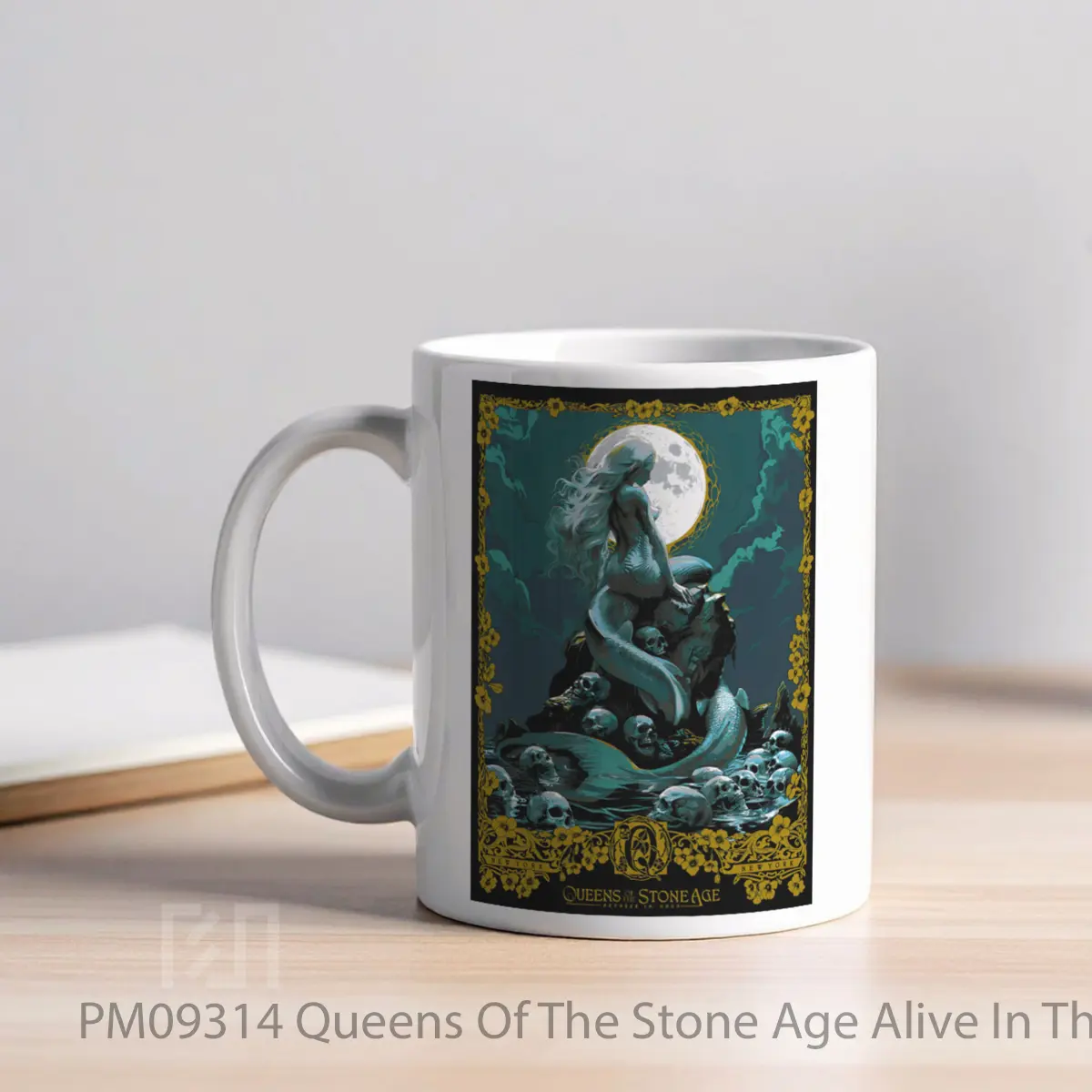Mug Queens Of The Stone Age Alive In The Catacombs Tour 2026 MPM09314 - All-side / Desain