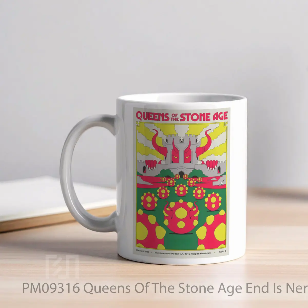 Mug Queens Of The Stone Age End Is Nero Tour 2025 Dublin MPM09316 - All-side / Desain