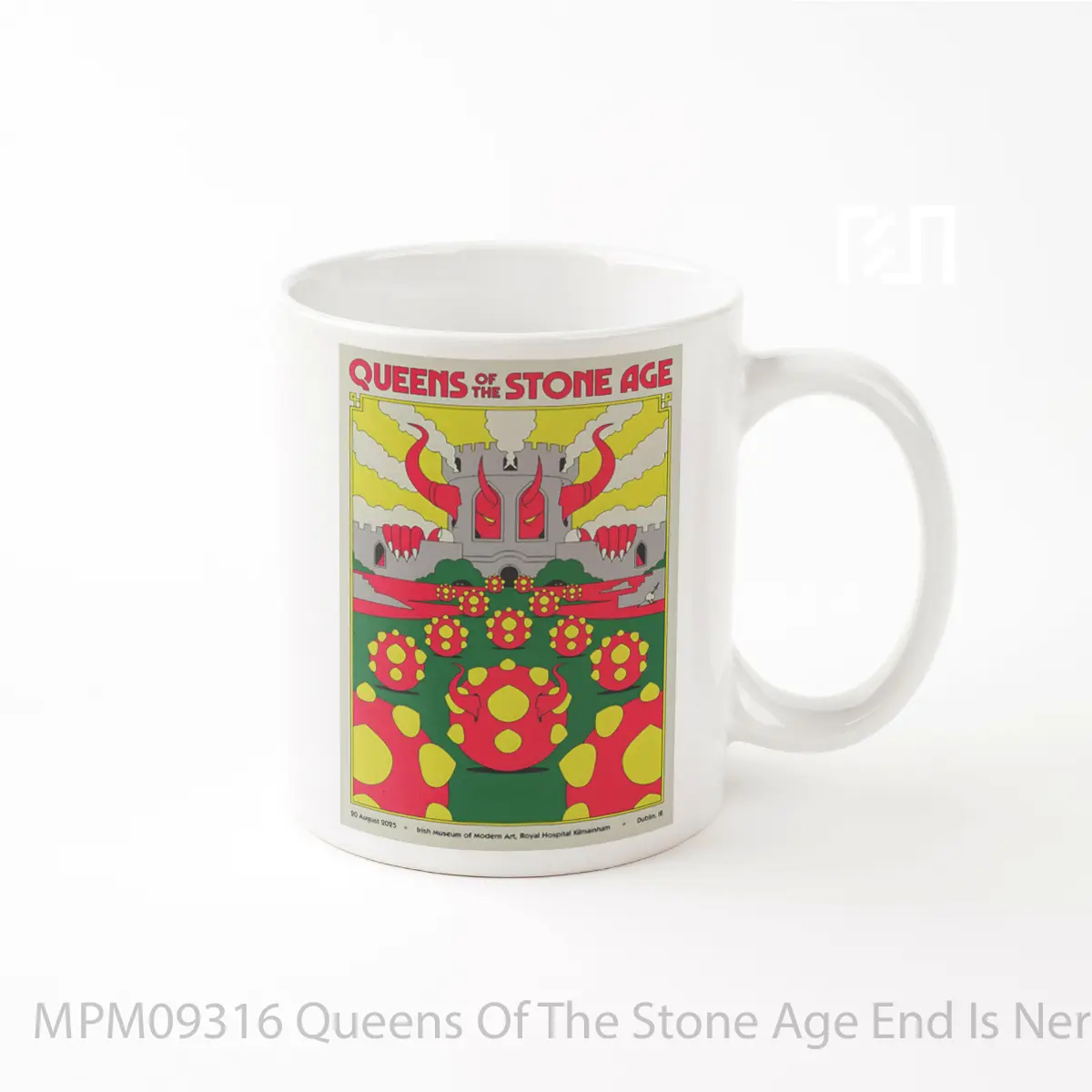 Mug Queens Of The Stone Age End Is Nero Tour 2025 Dublin MPM09316