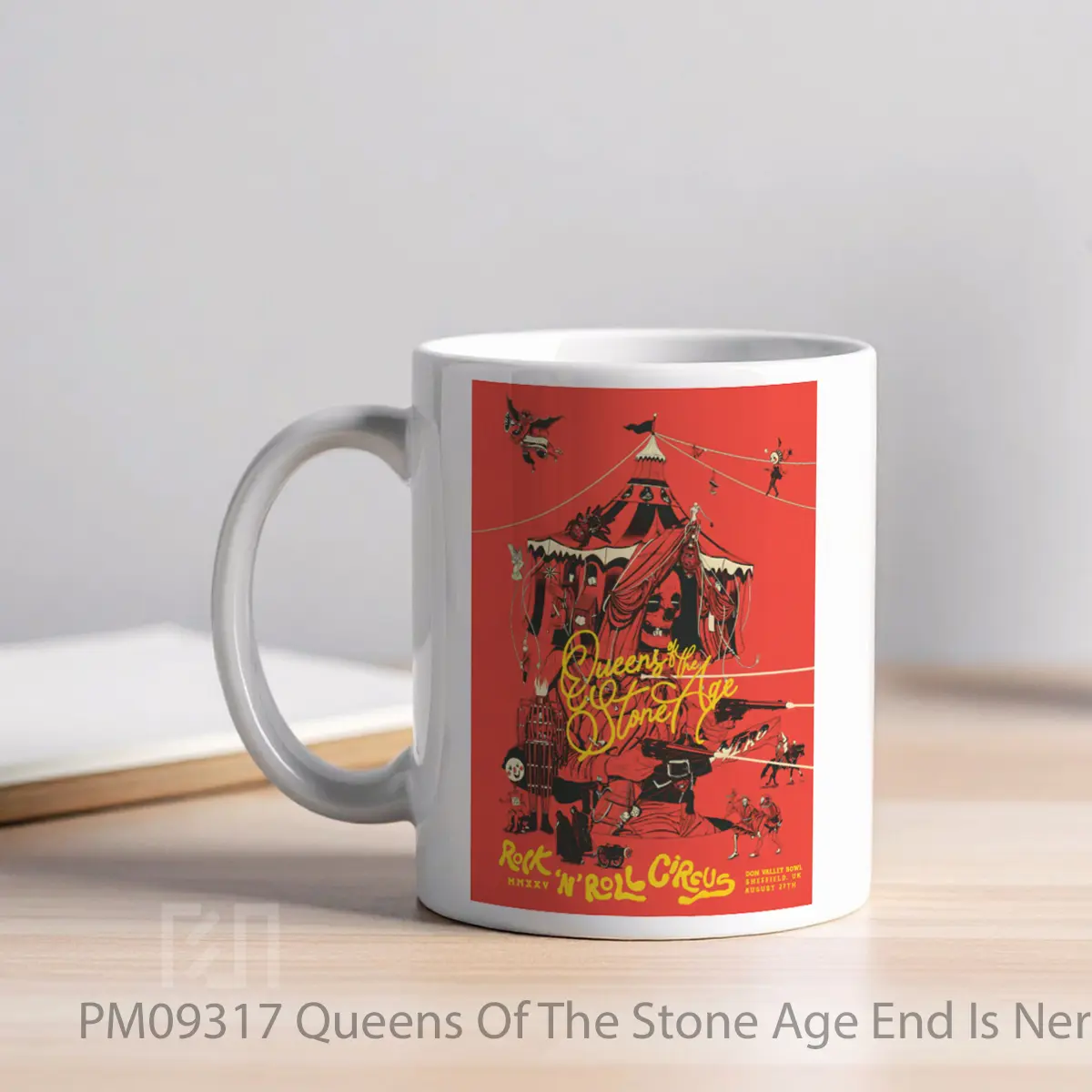 Mug Queens Of The Stone Age End Is Nero Tour Sheffield MPM09317 - All-side / Desain