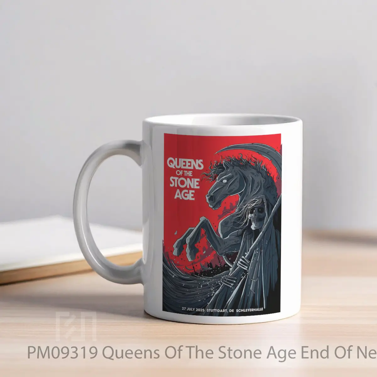 Mug Queens Of The Stone Age End Of Nero 2025 Tour Stuttgart MPM09319 - All-side / Desain