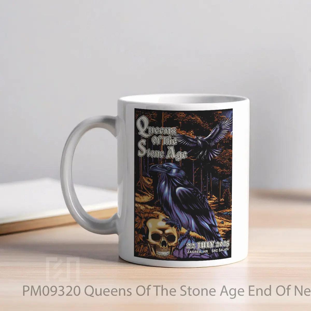 Mug Queens Of The Stone Age End Of Nero 2025 Tour Zagreb MPM09320 - All-side / Desain