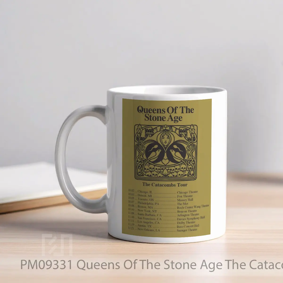 Mug Queens Of The Stone Age The Catacombs 2025 North A MPM09331 - All-side / Desain
