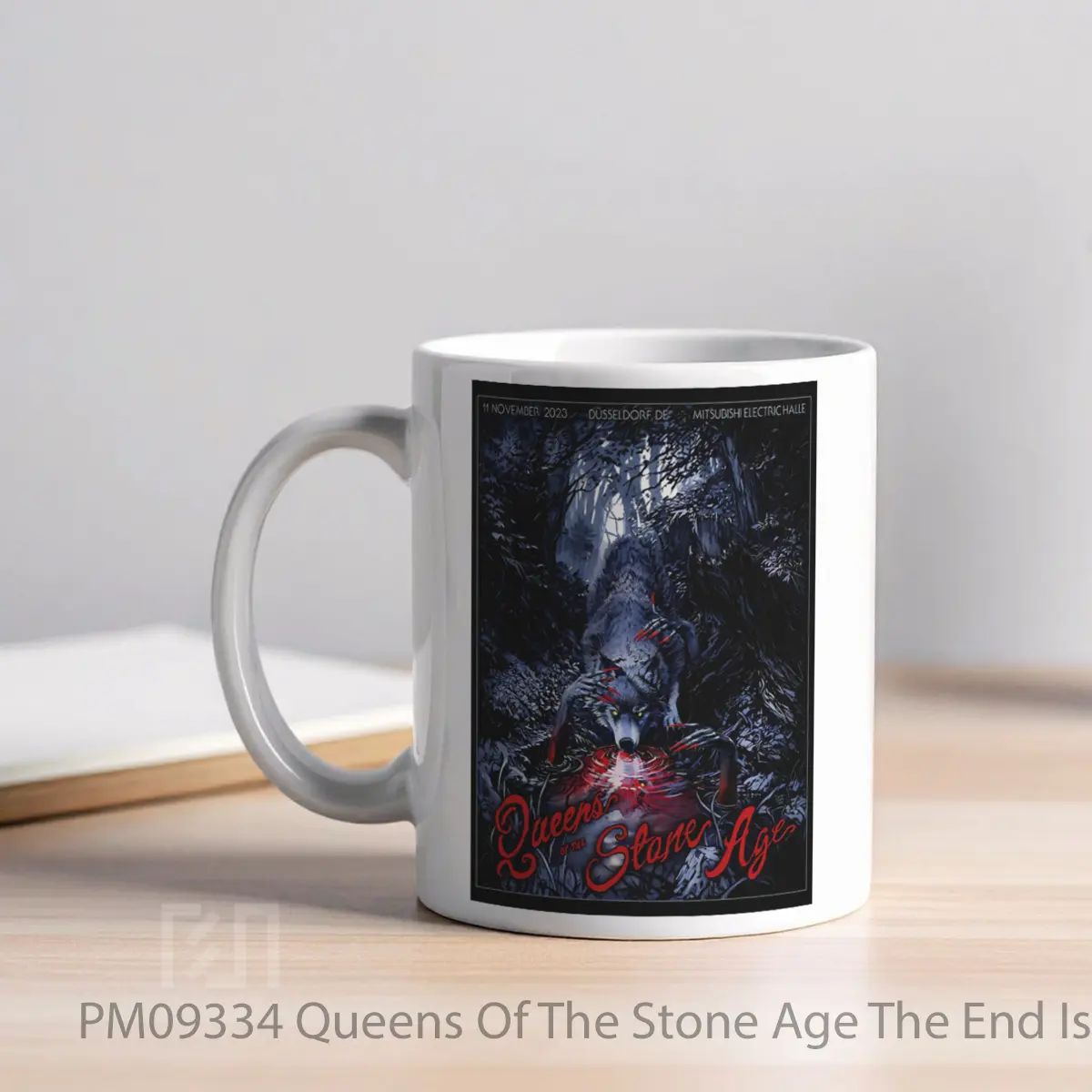 Mug Queens Of The Stone Age The End Is Nero 2023 Tour 1 MPM09334 - All-side / Desain