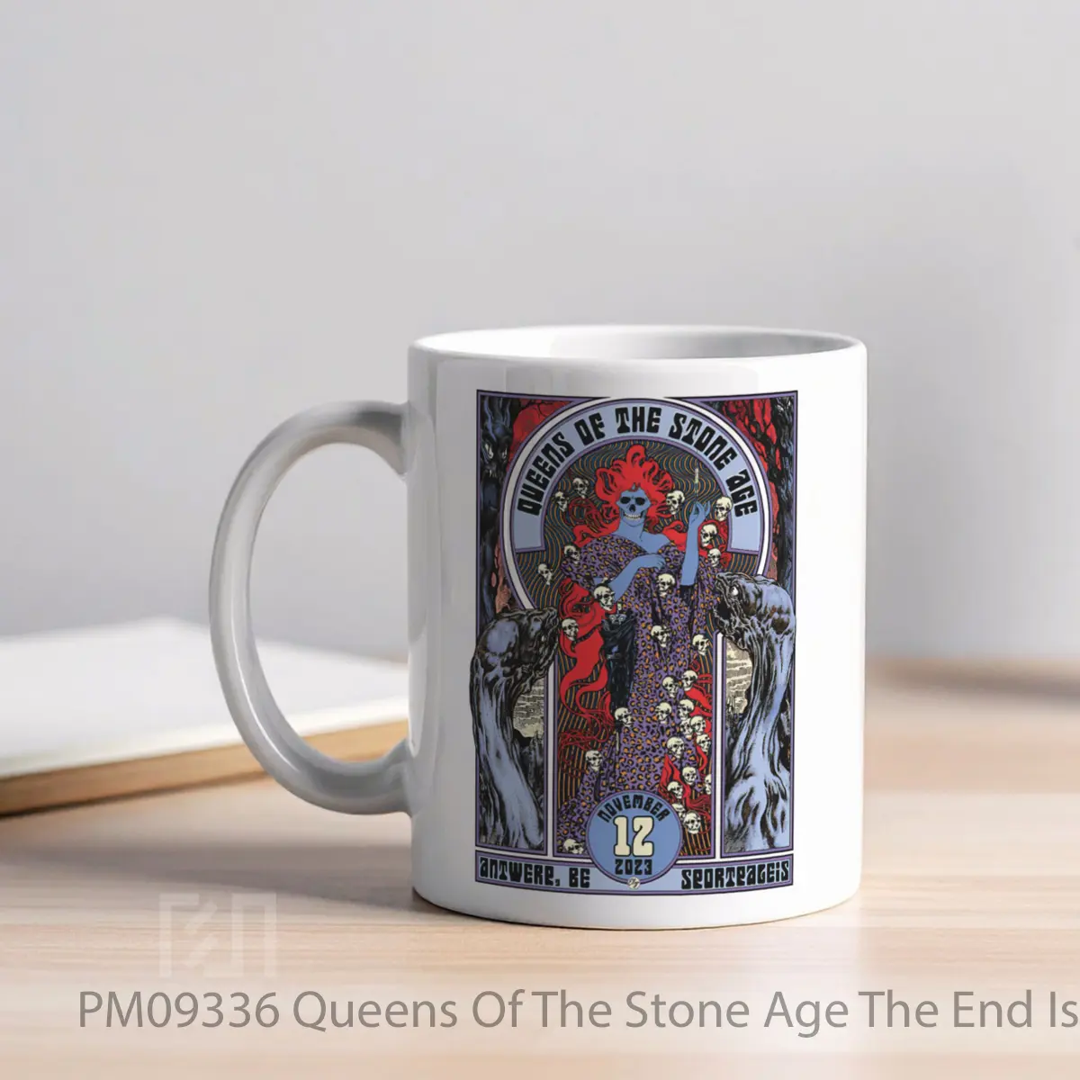 Mug Queens Of The Stone Age The End Is Nero 2023 Tour MPM09336 - All-side / Desain