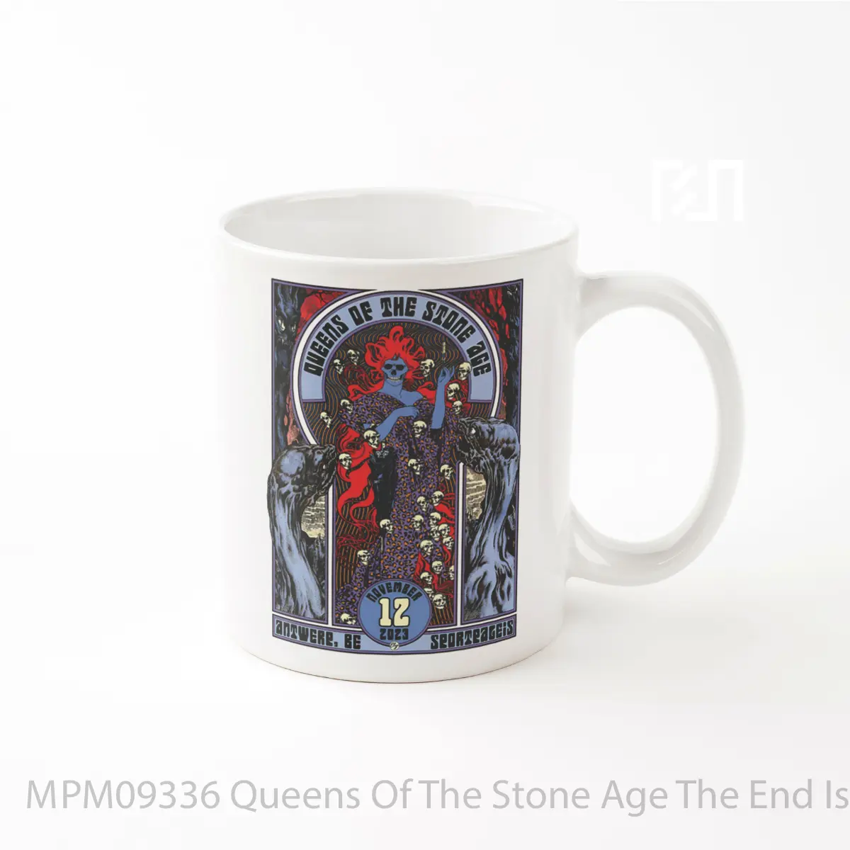 Mug Queens Of The Stone Age The End Is Nero 2023 Tour MPM09336