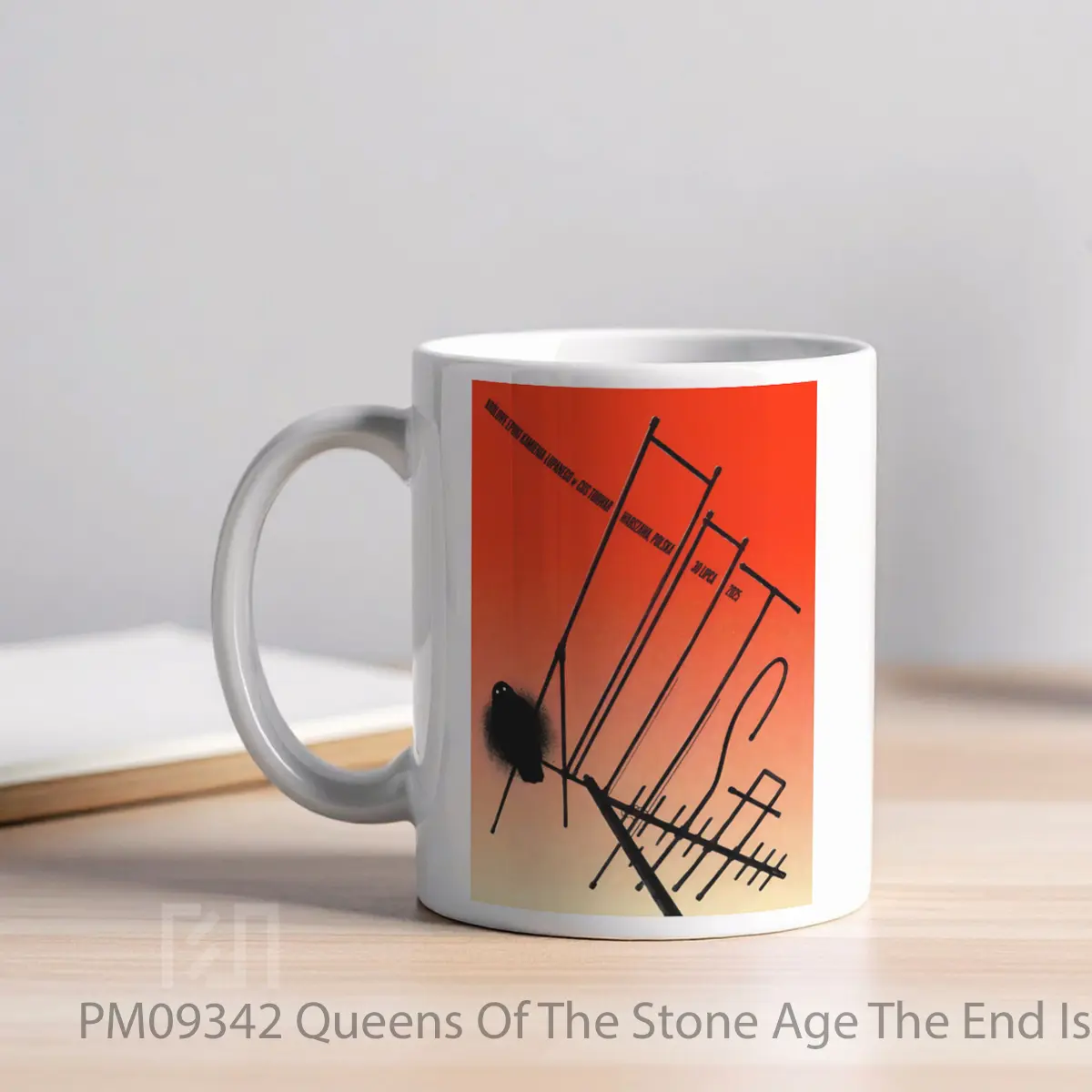 Mug Queens Of The Stone Age The End Is Nero 2025 Tour 2 MPM09342 - All-side / Desain
