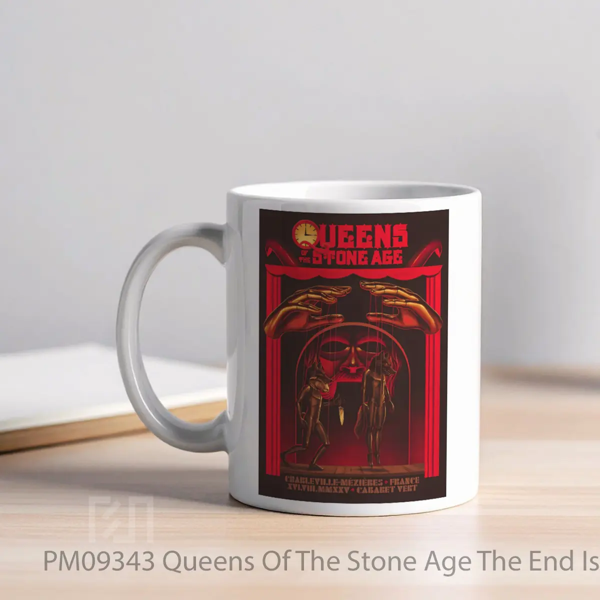 Mug Queens Of The Stone Age The End Is Nero 2025 Tour 3 MPM09343 - All-side / Desain