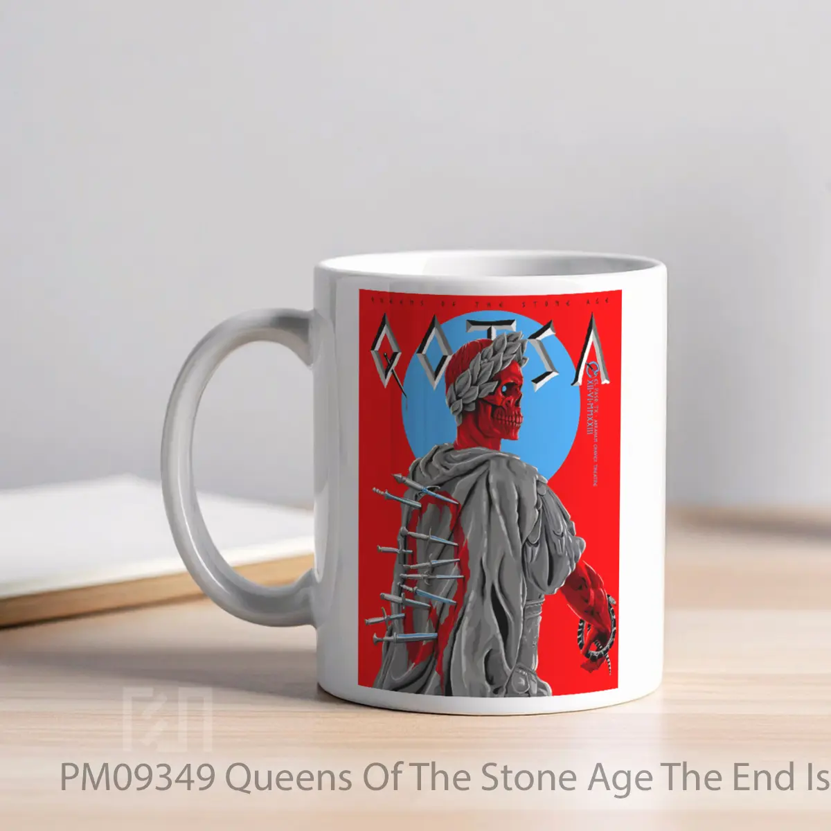 Mug Queens Of The Stone Age The End Is Nero North America Tour 2023 El Paso MPM09349 - All-side / Desain