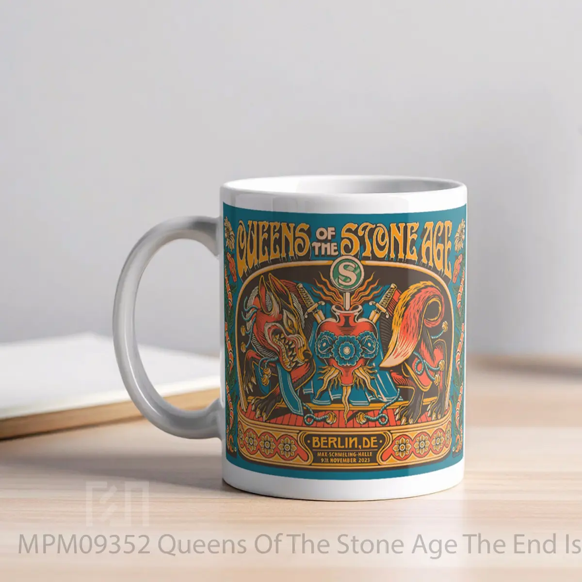 Mug Queens Of The Stone Age The End Is Nero Tour 2023 3 MPM09352 - All-side / Desain