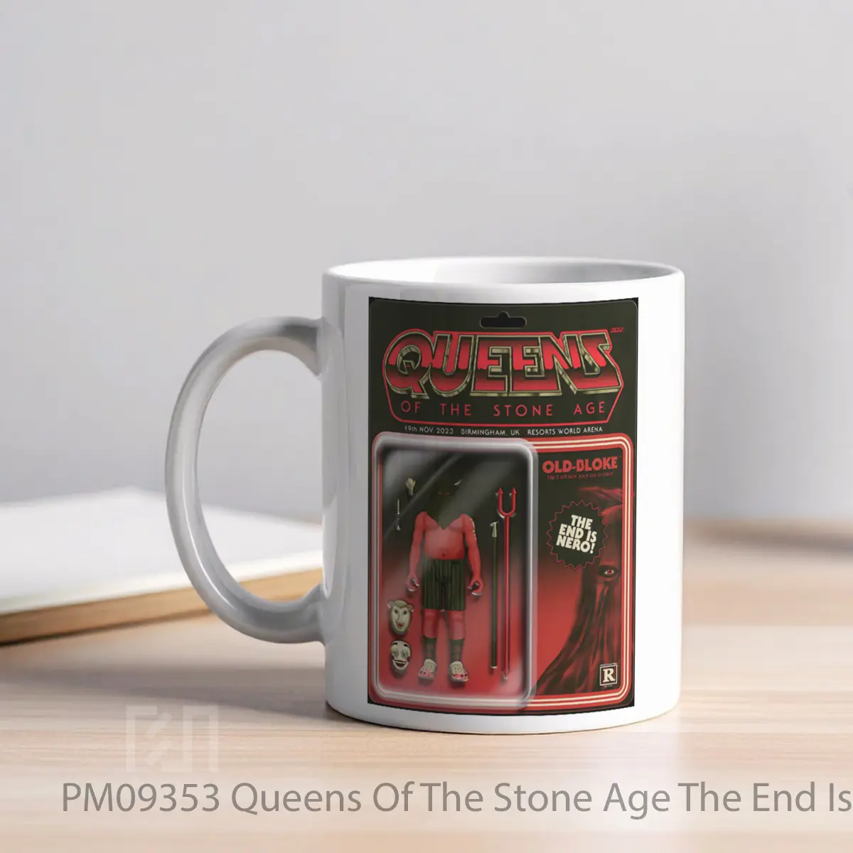 Mug Queens Of The Stone Age The End Is Nero Tour 2023 Dublin MPM09353 - All-side / Desain