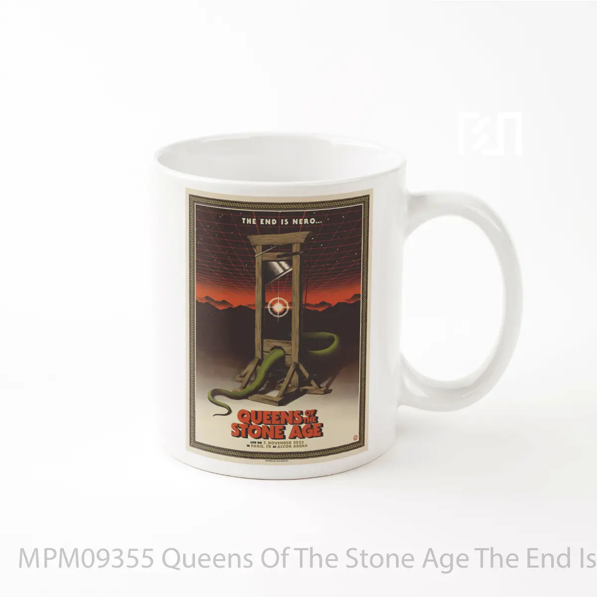 Mug Queens Of The Stone Age The End Is Nero Tour 2023 Paris Accor Arena 7 November 2023 MPM09355