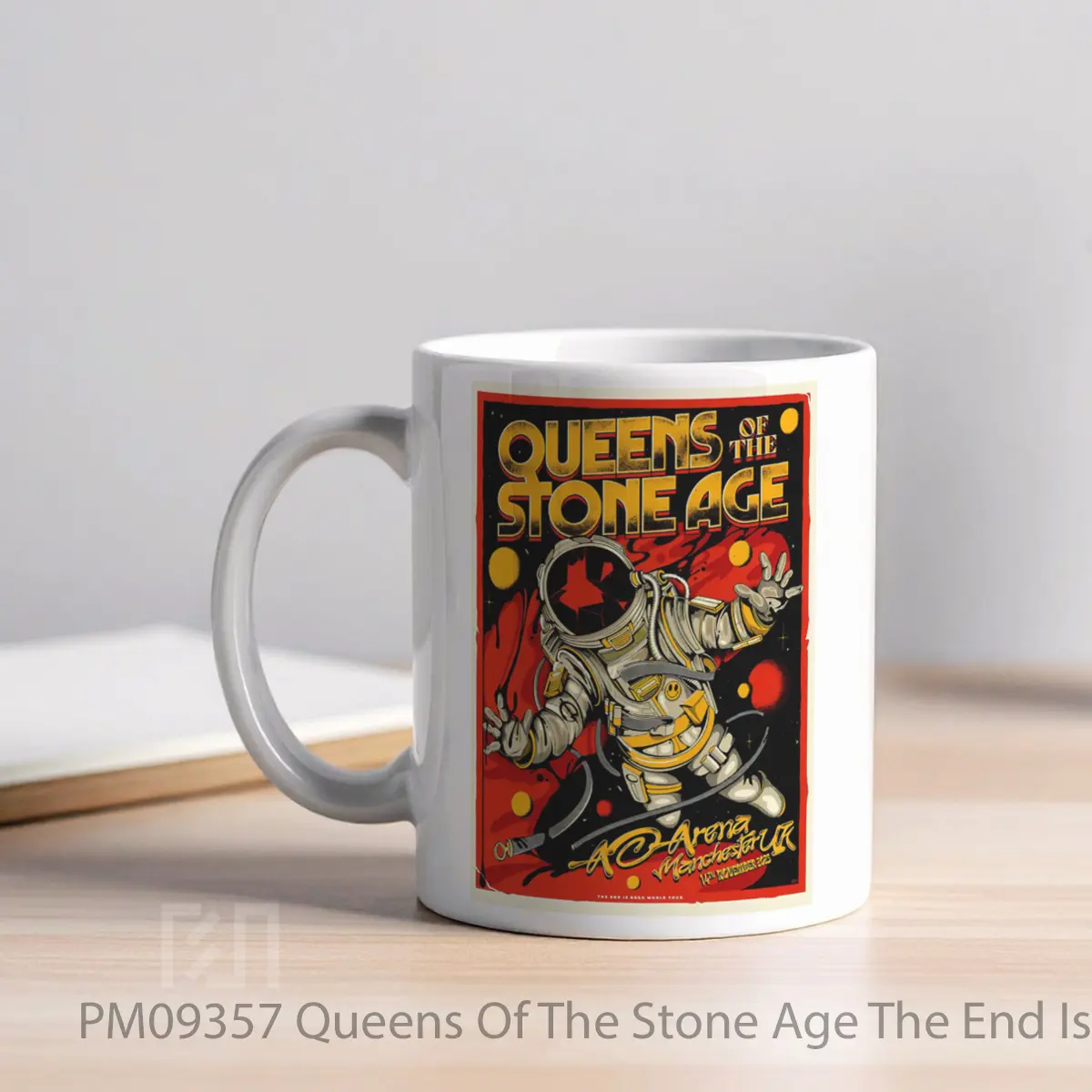 Mug Queens Of The Stone Age The End Is Nero Tur Uk 2023 Variant MPM09357 - All-side / Desain