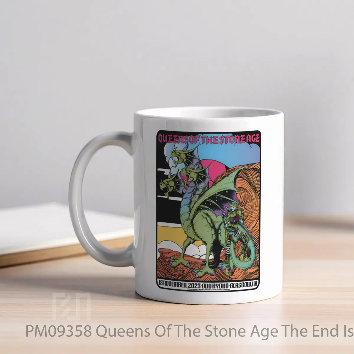 Mug Queens Of The Stone Age The End Is Nero Tur Uk 2023 MPM09358 - All-side / Desain