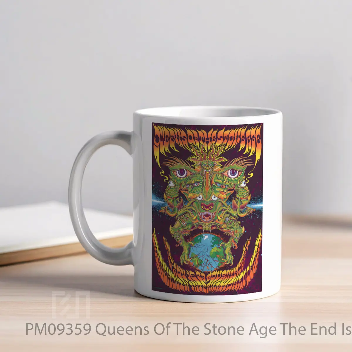 Mug Queens Of The Stone Age The End Is Nero Uk Tour 2023 Variant MPM09359 - All-side / Desain